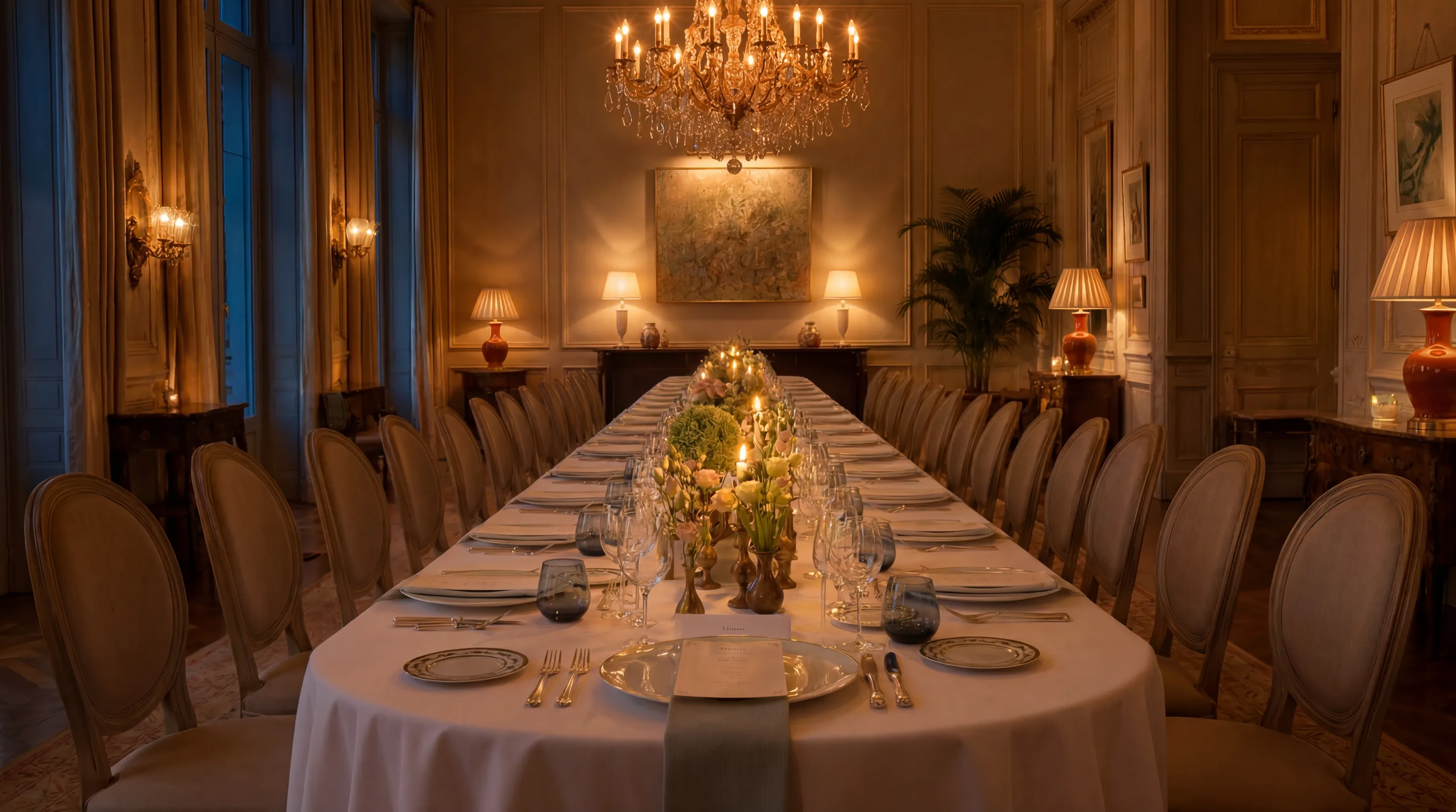 Un moment Pr&eacute;mices, sc&egrave;ne intime d'une soir&eacute;e priv&eacute;e &agrave; Paris