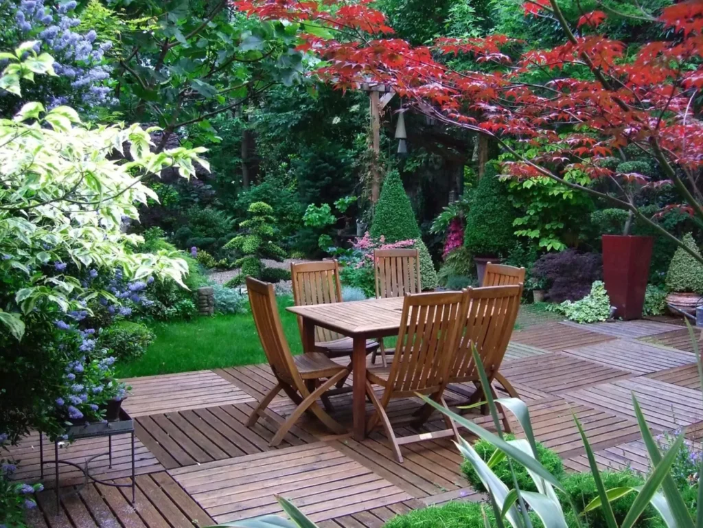 Véranda du Jardin des Bauches aménagée pour un événement privé