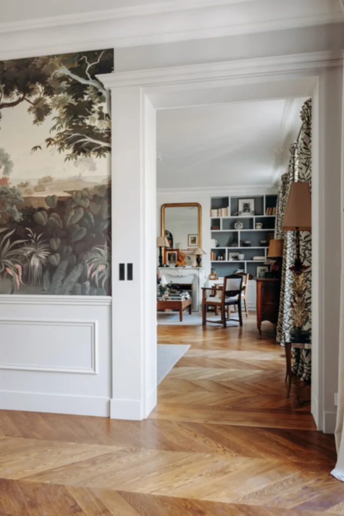 Décor haussmannien de Maison Rapp, appartement événementiel Paris 7e