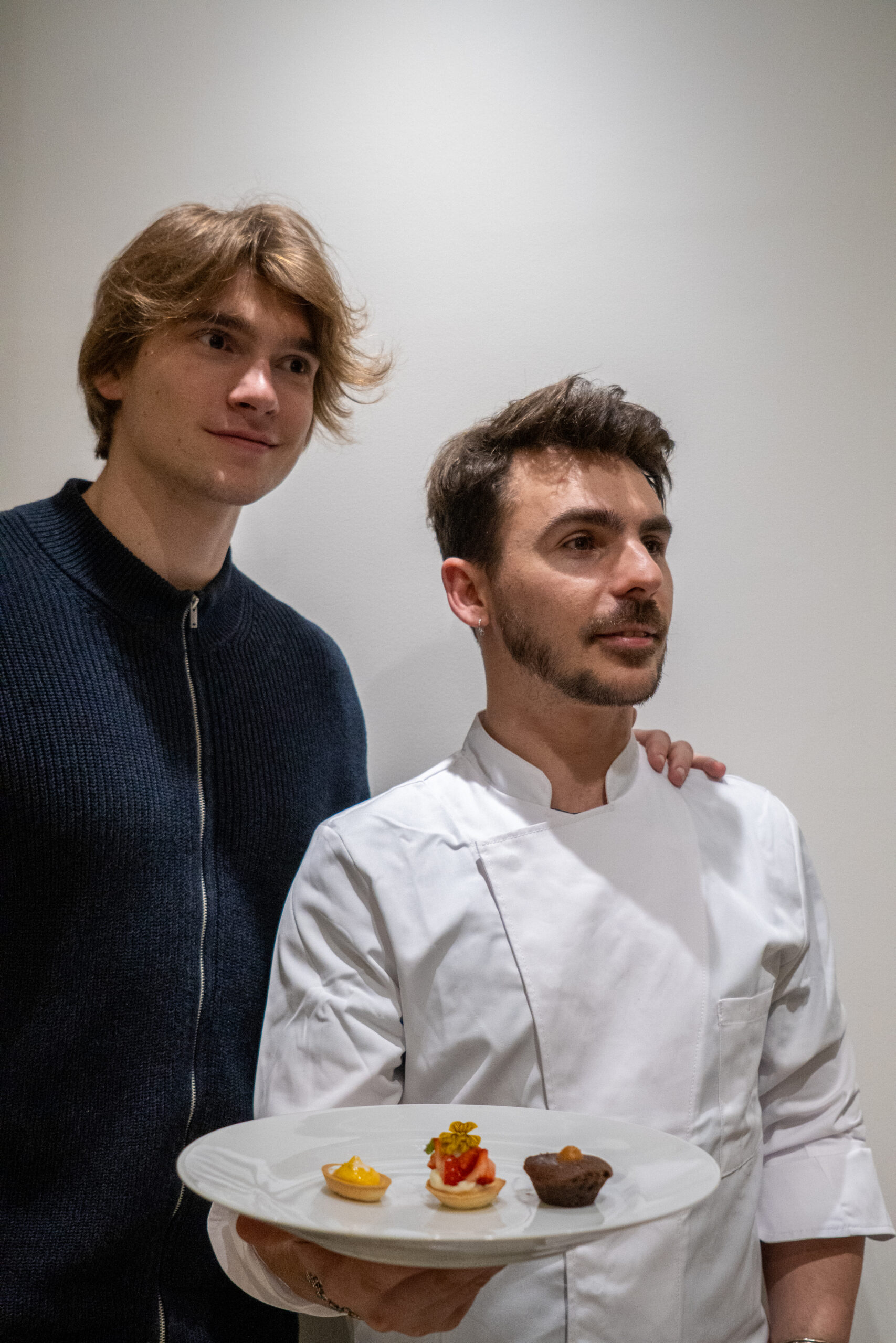 L'équipe Prémices avec ses chefs partenaires